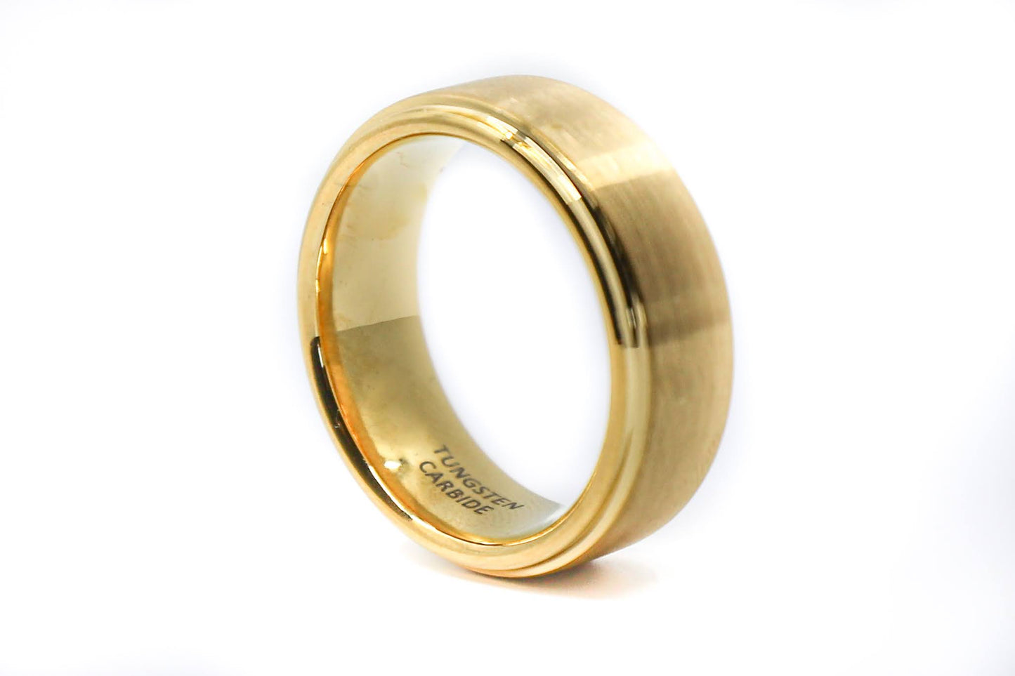 gold men wedding band