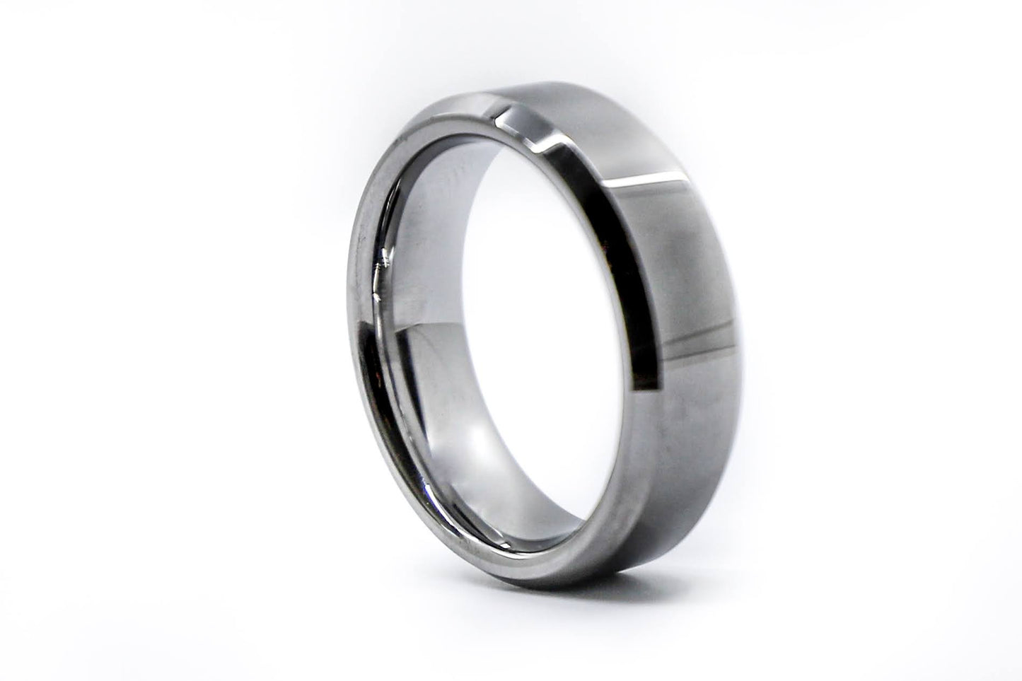 mens silver wedding band