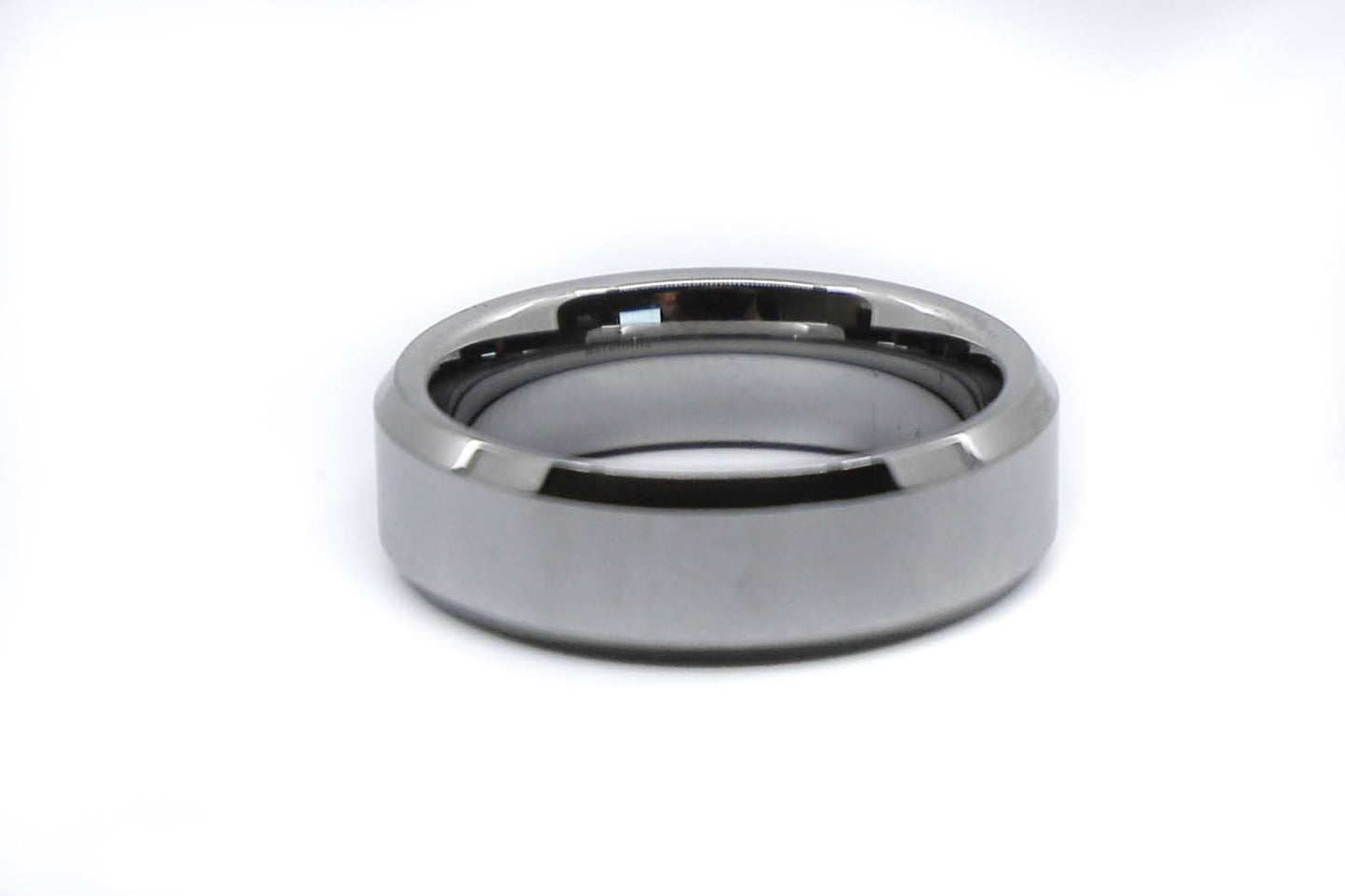 mens silver wedding band