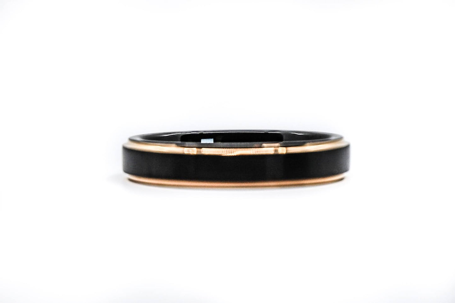 thin black mens wedding band